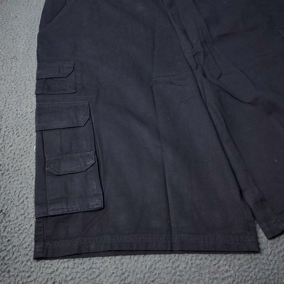 Boulder Creek Trading Co. Cargo Chino Shorts Mens 42 Big & Tall Size Black - Picture 6 of 8